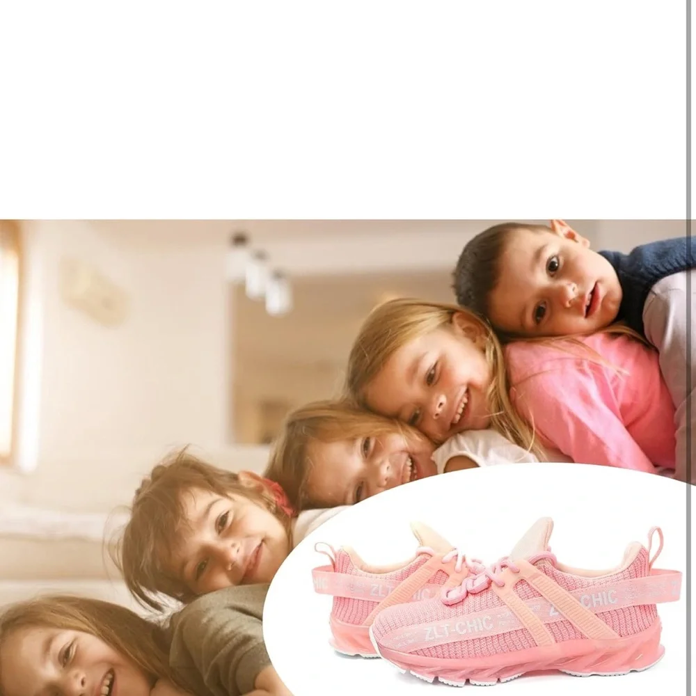 Girls Running Shoes Lightweight Lace up Walking Sneakers size 10.5 little kids